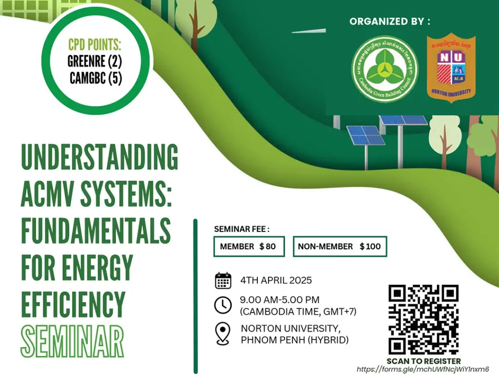 Hybrid Seminar on ACMV Systems: Driving Energy Efficiency in Cambodia